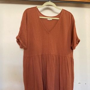 UpWest knit v-neck dress with pockets